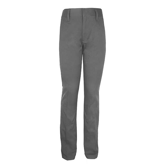 Full size image of Flat Front Youth Dress Pant - Female (in color Grey)