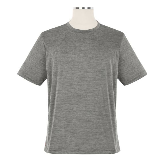 Heathered Short Sleeve Performance Crewneck T-Shirt - Unisex