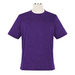 T-SHIRTS - Heathered Short Sleeve Performance Crewneck T-Shirt - Unisex