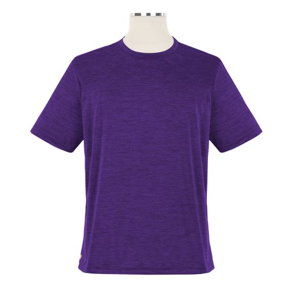 Heathered Short Sleeve Performance Crewneck T-Shirt - Unisex