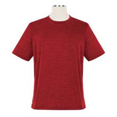 T-SHIRTS - Heathered Short Sleeve Performance Crewneck T-Shirt - Unisex