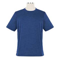 Thumbnail of Heathered Short Sleeve Performance Crewneck T-Shirt - Unisex (in color ROYAL BLUE)