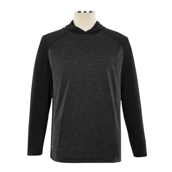 Heathered Long Sleeve Performance Lite Hoody - Unisex