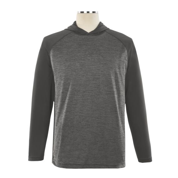 Heathered Long Sleeve Performance Lite Hoody - Unisex
