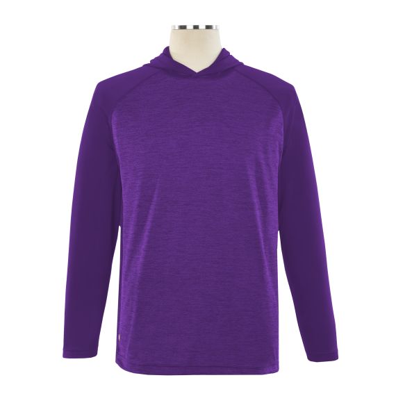 Heathered Long Sleeve Performance Lite Hoody - Unisex