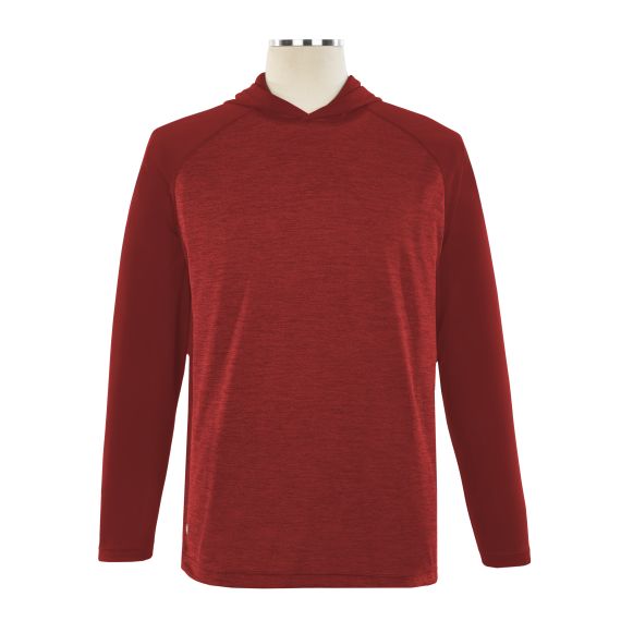 Heathered Long Sleeve Performance Lite Hoody - Unisex