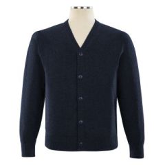 Thumbnail of Classic Comfort Button Front Sweater (in color NAVY)