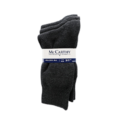 Thumbnail of 3-Pack Mid Calf Socks - Male (in color CHARCOAL)