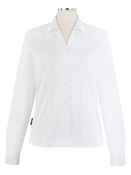 BLOUSES - Long Sleeve French Cut Blouse - Female