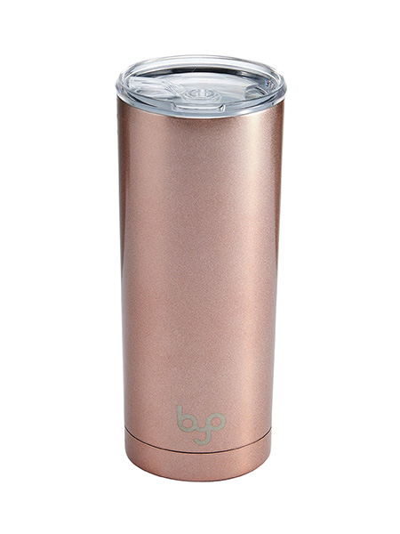 LUNCH PRODUCTS - BUILT  20 OZ VACUUM TUMBLER ROSE GOLD NAVY