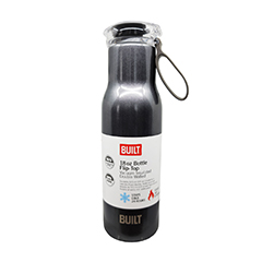 LUNCH PRODUCTS - Built 18oz Double Wall Turn Flip Top Lid in Charcoal