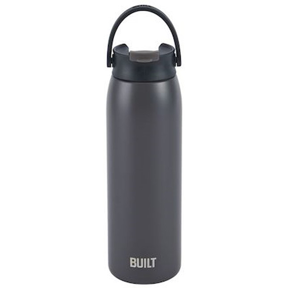 Full size image of Built Gramrcy Water Bottle - Charcoal Grey 20 oz (in color CHARCOAL)
