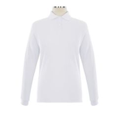 Thumbnail of Clearance Long Sleeve Golf Shirt - Female (in color WHITE)