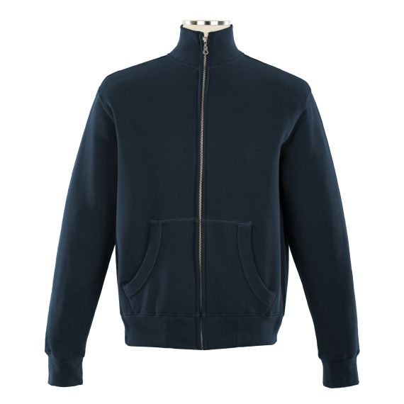 Full size image of Classic Comfort Full Zip Sweater (in color NAVY)