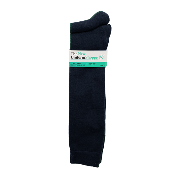 Full size image of Knee High Socks 2 pack (in color NAVY)