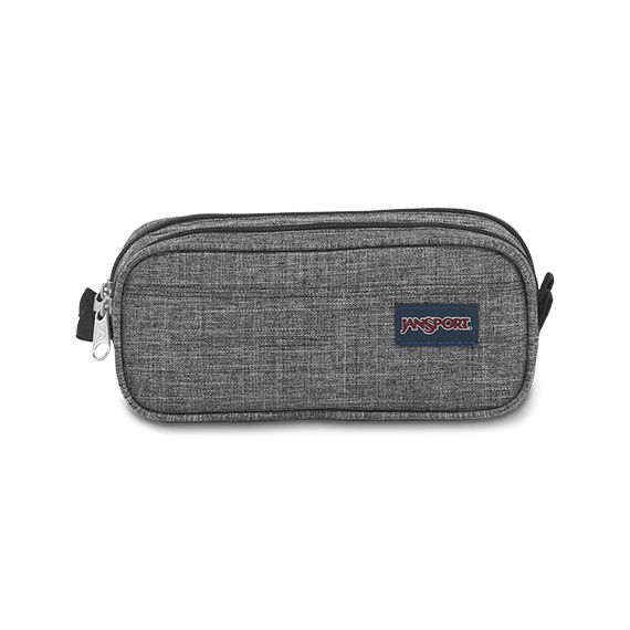 Full size image of Large Size Accessory Pouch - JANSPORT - In Heathered (in color athletic heather)