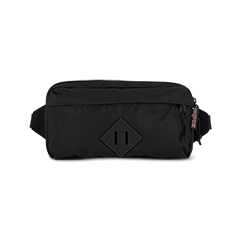 FANNY PACKS - 'WAISTED' - JANSPORT Waist Bag - in Black Ballistic Nylon