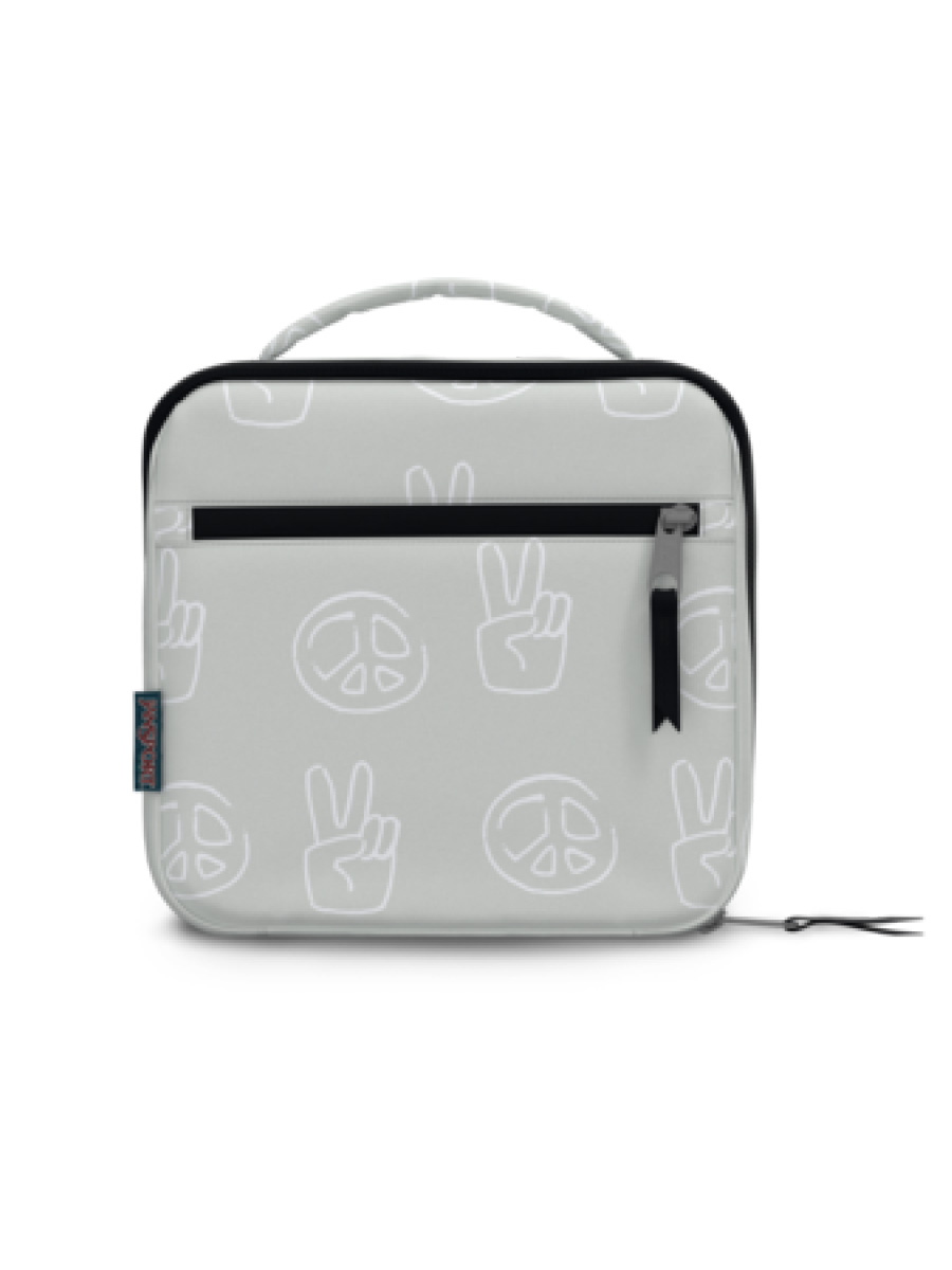 Full size image of LUNCH BREAK - Jansport Lunch Bag in Peace (in color Grey)
