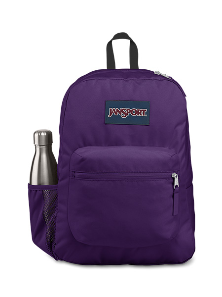 BACKPACKS - 'CROSS TOWN' - Jansport Knapsack - in Brazilian Berry