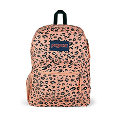 BACKPACKS - 'CROSS TOWN' - Jansport Knapsack - in Pink Party Cat