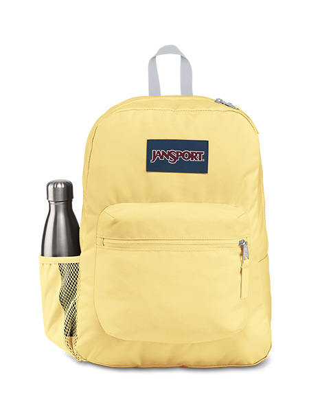 BACKPACKS - 'CROSS TOWN' - Jansport Knapsack - in Pale Banana