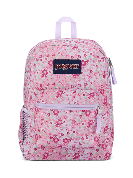 BACKPACKS - 'CROSS TOWN' - Jansport Knapsack - in Baby Blossom