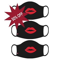 MASKS - LIPS PPE: Designed by Kids & Teens for Kids & Teens - 3 pack