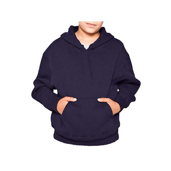 Full size image of Youth Kangaroo Hoody - Unisex (in color NAVY)