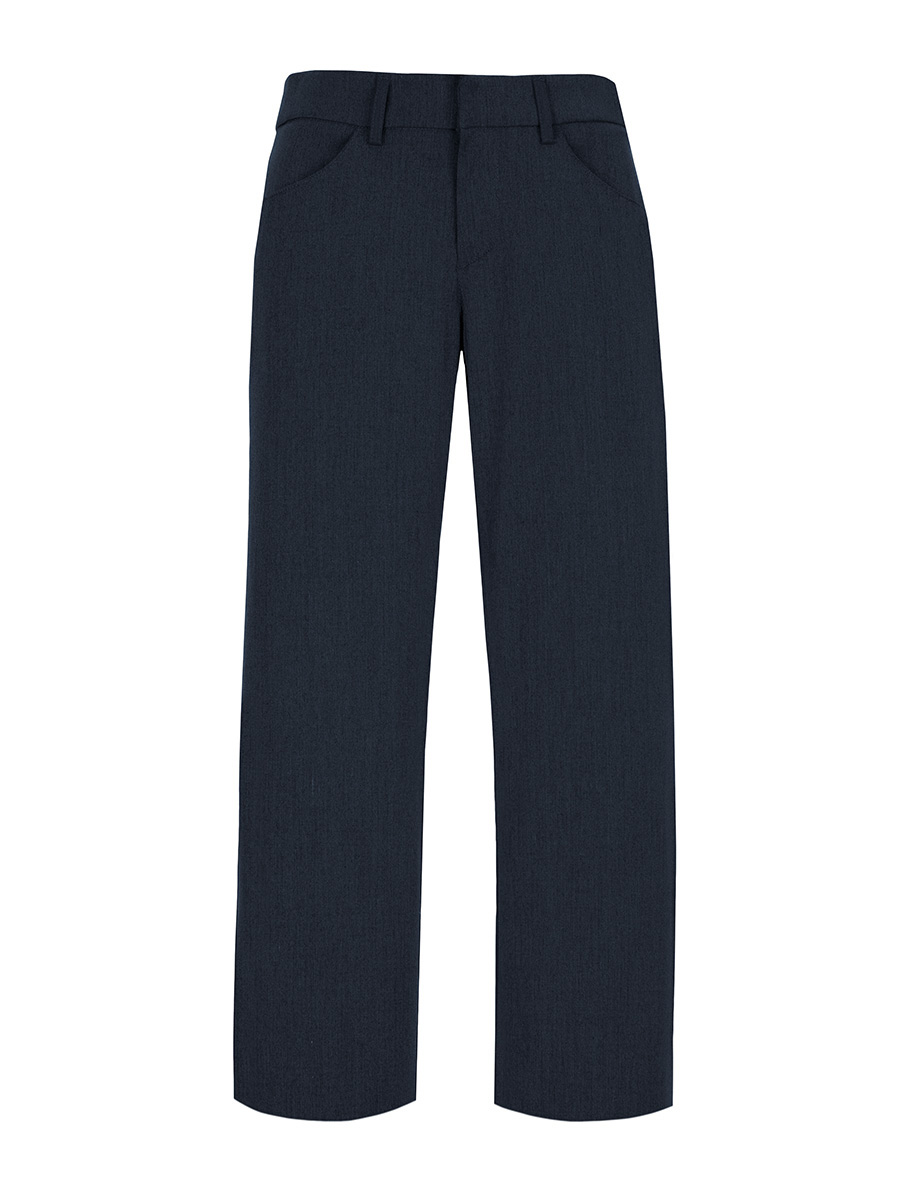 Full size image of Flat Front Dress Pant - Ladies (in color NAVY)