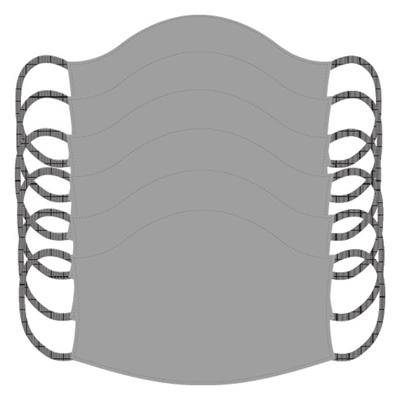 Plain Washable Masks - 6 Pack