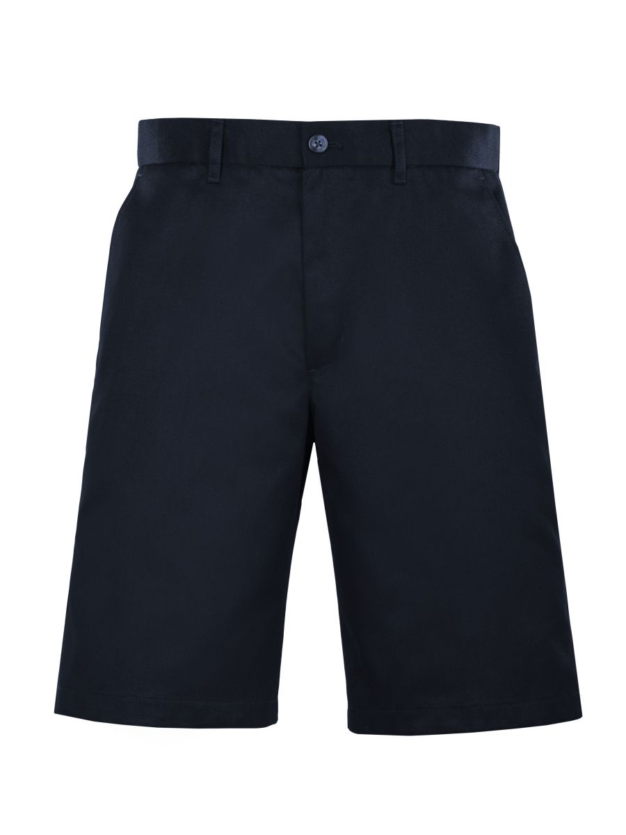 Full size image of Youth Flat Front Walking Shorts - Unisex (in color NAVY)